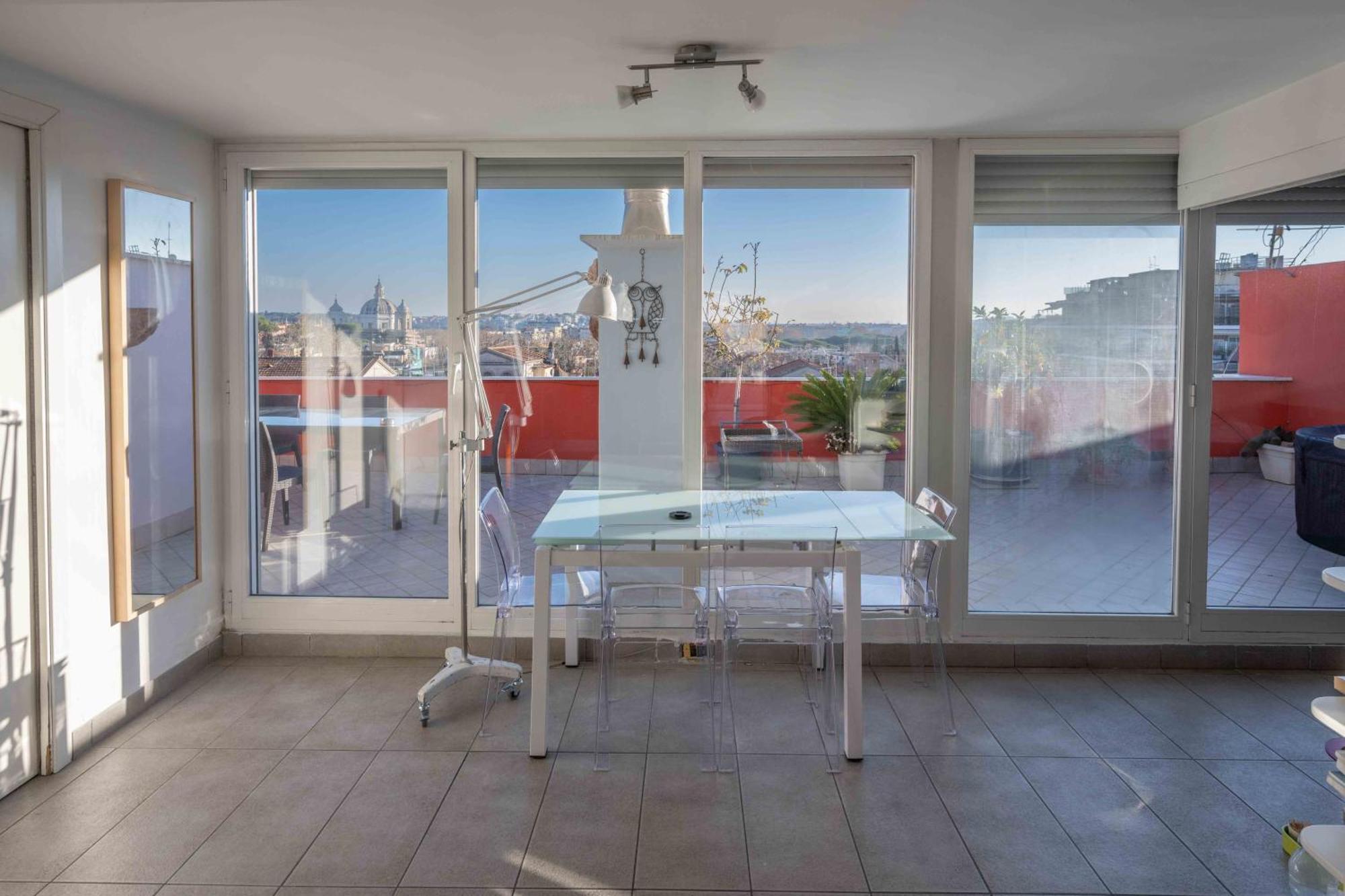 Farnesina Rooftop Terrace Рим Экстерьер фото