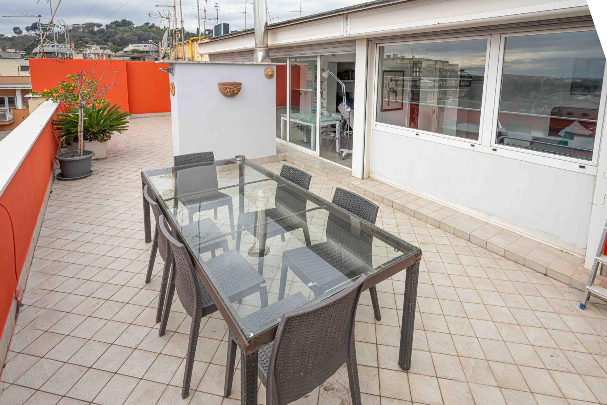 Farnesina Rooftop Terrace Рим Экстерьер фото